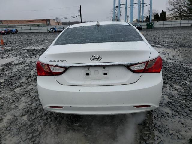 5NPEB4AC1CH449646 - 2012 HYUNDAI SONATA GLS WHITE photo 6