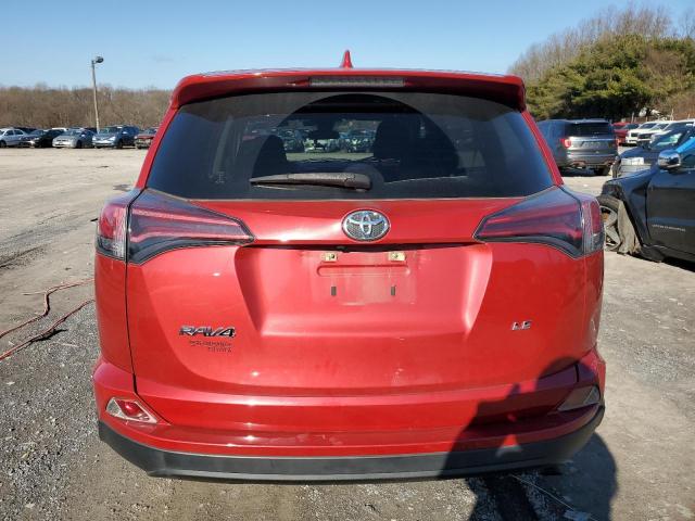 JTMZFREV7HJ144665 - 2017 TOYOTA RAV4 LE RED photo 6