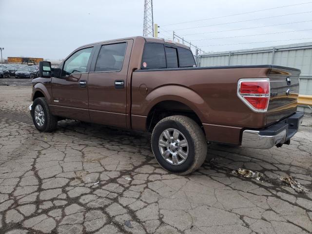 1FTFW1ET9CFC32700 - 2012 FORD F150 SUPERCREW BROWN photo 2