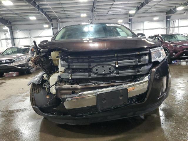 2FMDK3JC7DBB94998 - 2013 FORD EDGE SEL BROWN photo 5