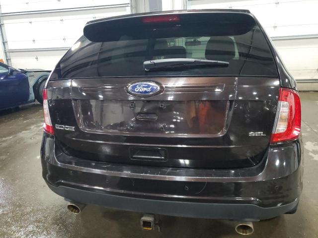 2FMDK3JC7DBB94998 - 2013 FORD EDGE SEL BROWN photo 6