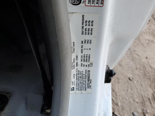 1GCCS146568222135 - 2006 CHEVROLET COLORADO WHITE photo 12