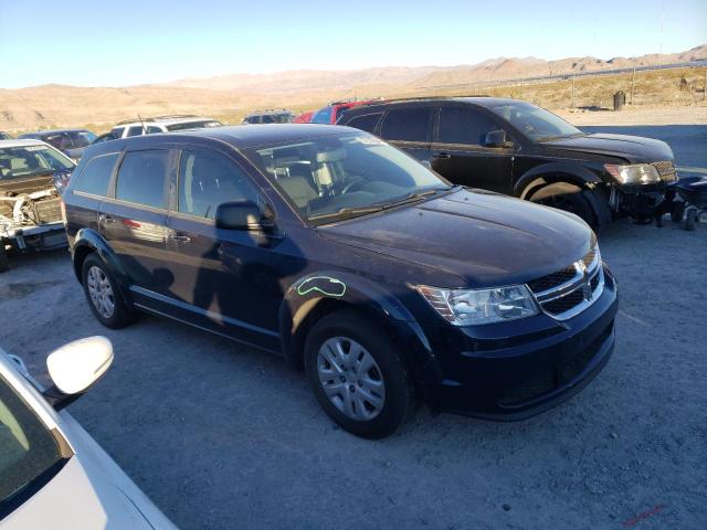 3C4PDCAB6ET132727 - 2014 DODGE JOURNEY SE BLUE photo 4