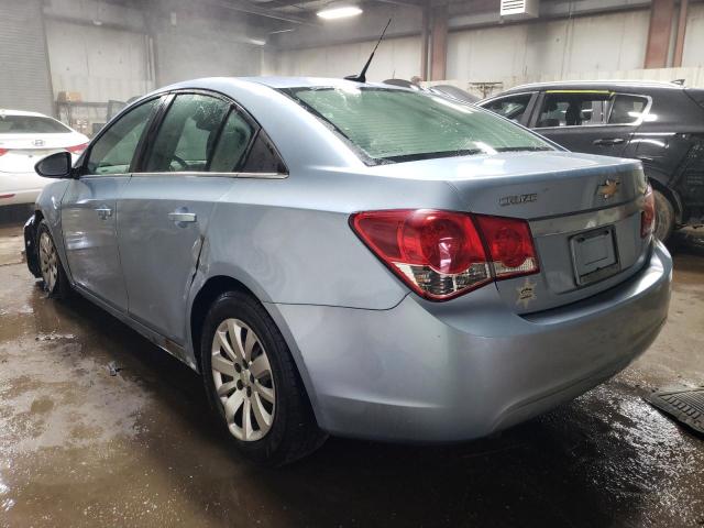 1G1PF5S95B7218315 - 2011 CHEVROLET CRUZE LT BLUE photo 2