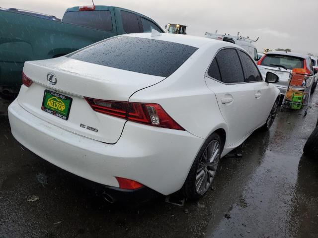 JTHBF1D20E5006821 - 2014 LEXUS IS 250 WHITE photo 3