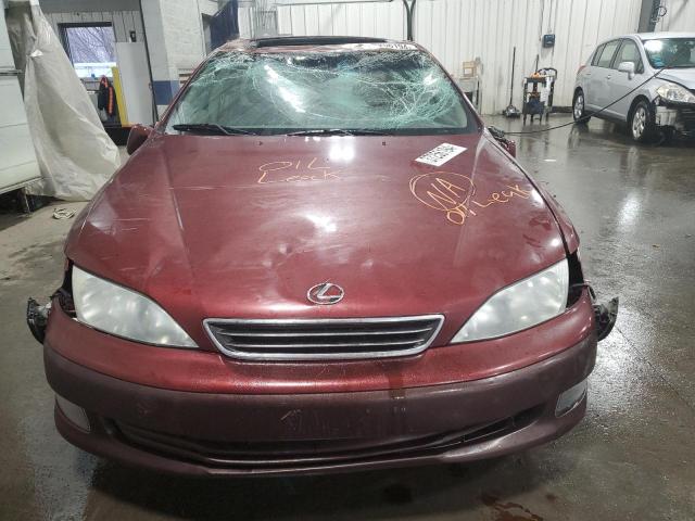 JT8BF28G315104196 - 2001 LEXUS ES 300 MAROON photo 5