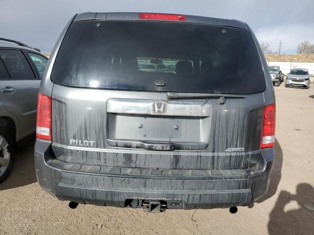 5FNYF4H26BB088748 - 2011 HONDA PILOT LX CHARCOAL photo 6