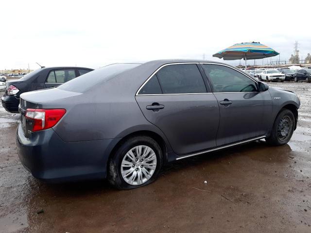 4T1BD1FK0DU083869 - 2013 TOYOTA CAMRY HYBRID GRAY photo 3