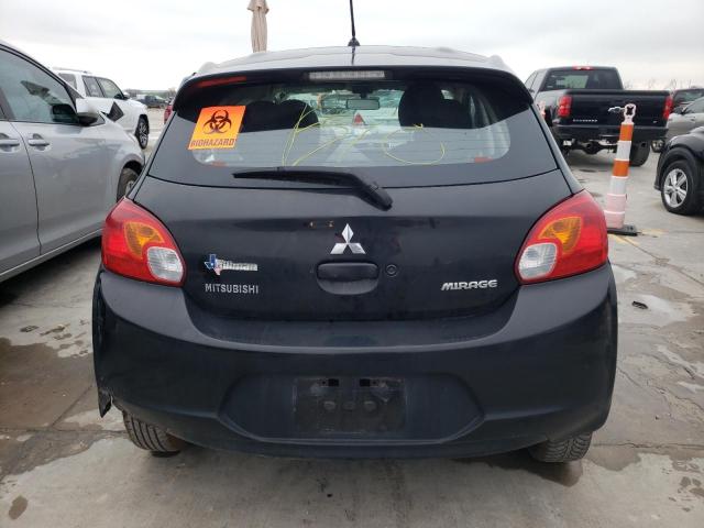 ML32A4HJ6FH039408 - 2015 MITSUBISHI MIRAGE ES BLACK photo 6