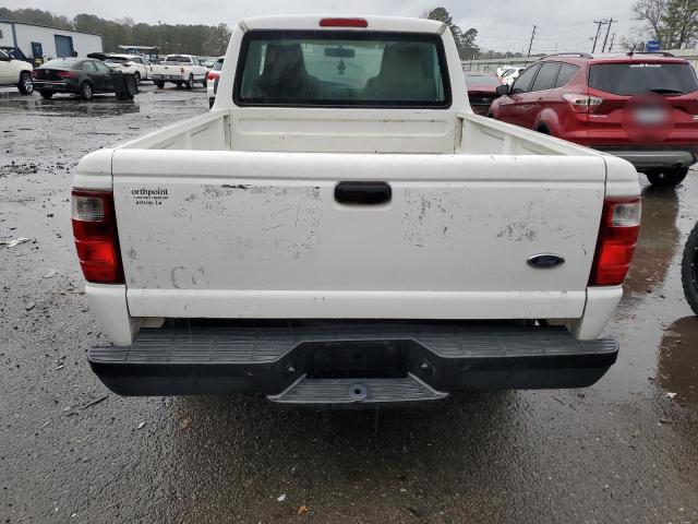 1FTYR10D54PA95301 - 2004 FORD RANGER WHITE photo 6