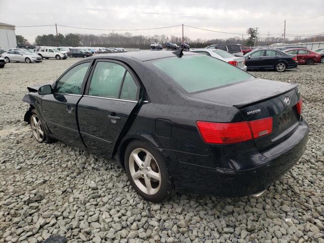 5NPEU46F69H433822 - 2009 HYUNDAI SONATA SE BLACK photo 2