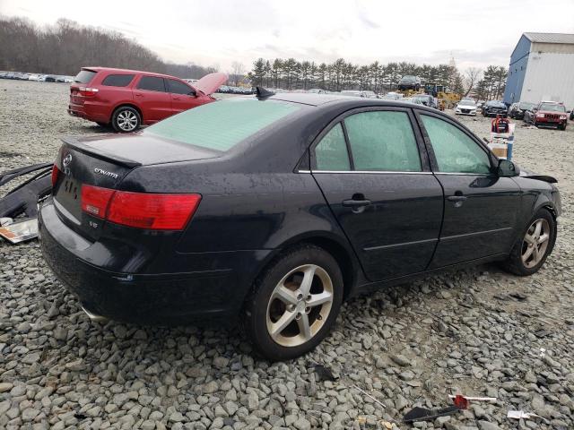 5NPEU46F69H433822 - 2009 HYUNDAI SONATA SE BLACK photo 3