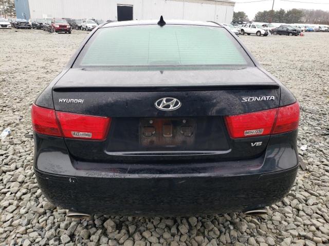 5NPEU46F69H433822 - 2009 HYUNDAI SONATA SE BLACK photo 6