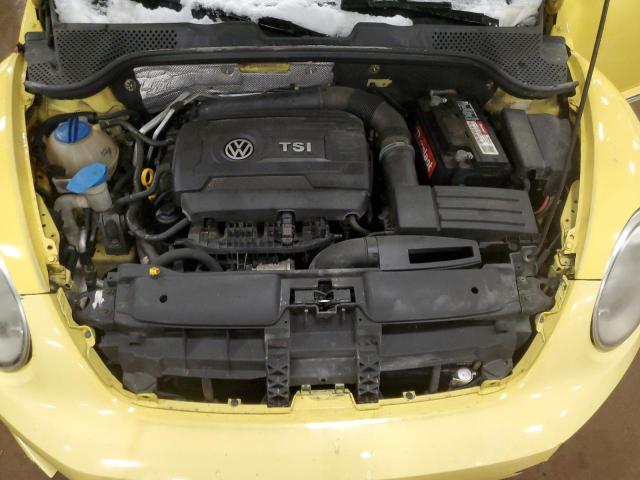 3VW507AT3EM820355 - 2014 VOLKSWAGEN BEETLE YELLOW photo 11