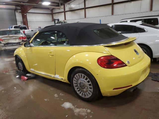 3VW507AT3EM820355 - 2014 VOLKSWAGEN BEETLE YELLOW photo 2