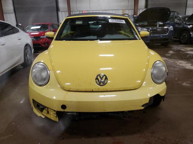 3VW507AT3EM820355 - 2014 VOLKSWAGEN BEETLE YELLOW photo 5