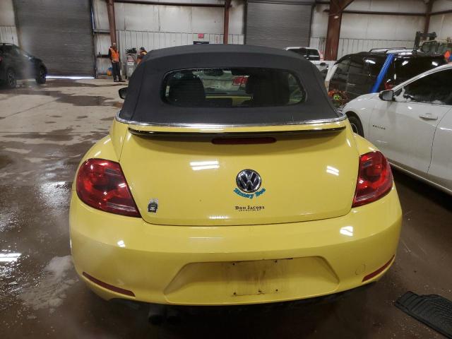 3VW507AT3EM820355 - 2014 VOLKSWAGEN BEETLE YELLOW photo 6