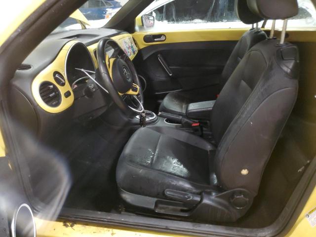 3VW507AT3EM820355 - 2014 VOLKSWAGEN BEETLE YELLOW photo 7