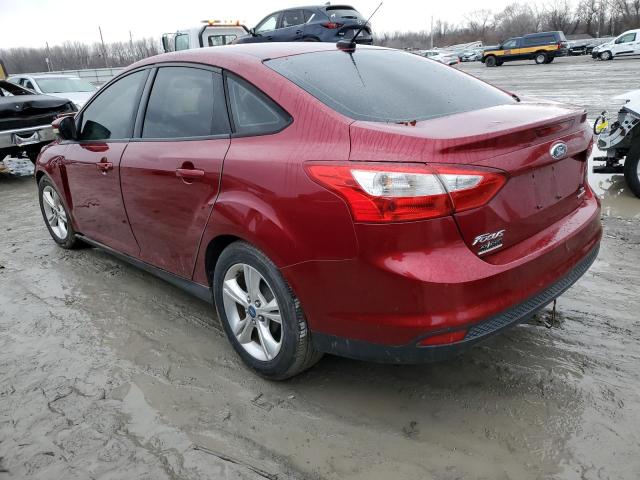 1FADP3F29EL105333 - 2014 FORD FOCUS SE RED photo 2