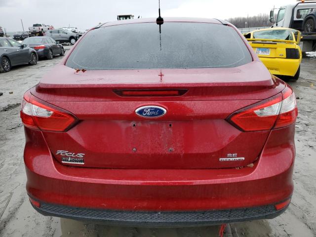 1FADP3F29EL105333 - 2014 FORD FOCUS SE RED photo 6