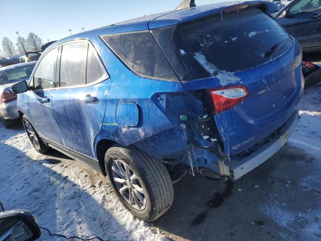 3GNAXKEV0KS625453 - 2019 CHEVROLET EQUINOX LT BLUE photo 2