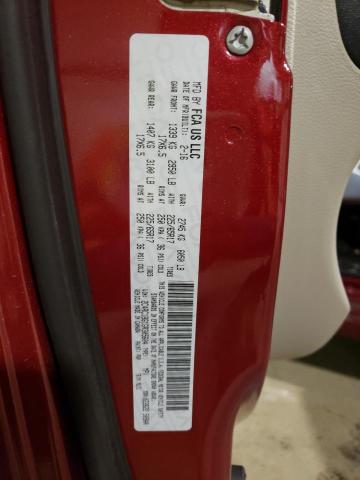 2C4RC1BG1GR305604 - 2016 CHRYSLER TOWN & COU TOURING 红色 照片 12