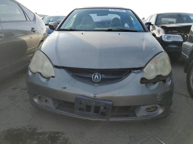 JH4DC548X4S018388 - 2004 ACURA RSX GRAY photo 5