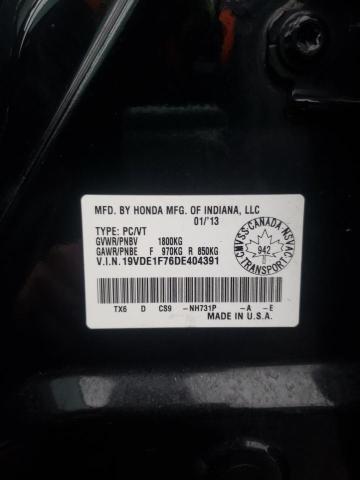 19VDE1F76DE404391 - 2013 ACURA ILX 20 TEC BLACK photo 12