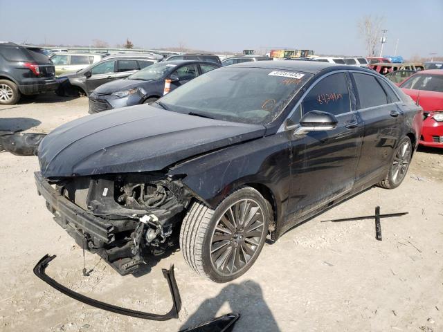 3LN6L2JK1ER826050 - 2014 LINCOLN MKZ BLACK photo 2