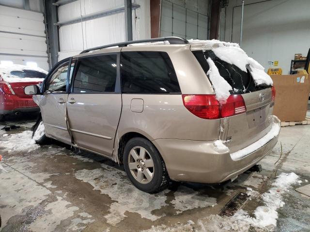 5TDZA23C54S040874 - 2004 TOYOTA SIENNA CE TAN photo 2