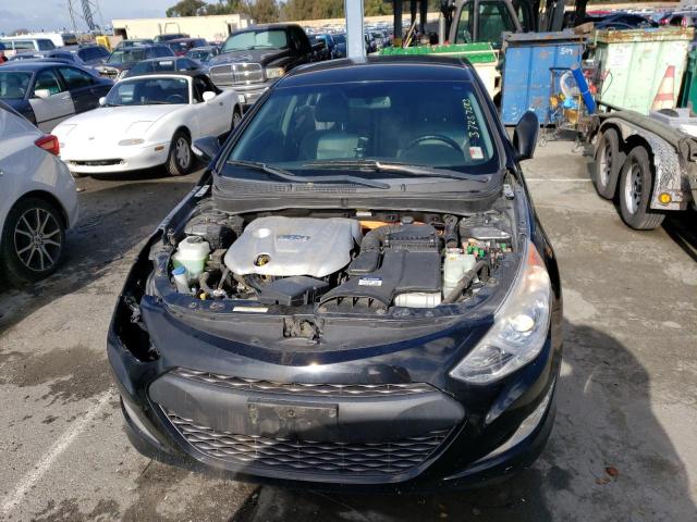 KMHEC4A4XCA047794 - 2012 HYUNDAI SONATA HYBRID BLACK photo 5