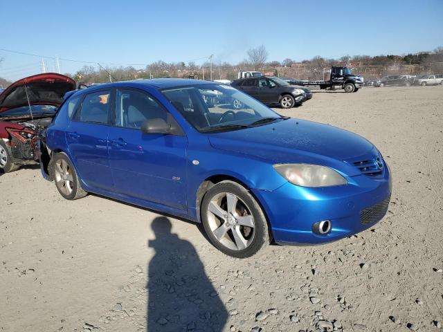 JM1BK143051284373 - 2005 MAZDA 3 HATCHBACK BLUE photo 4