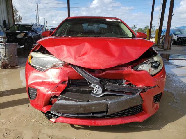 2T1BURHE0GC513203 - 2016 TOYOTA COROLLA L RED photo 5