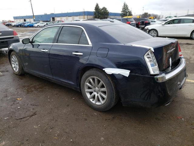 2C3CCACG8CH165253 - 2012 CHRYSLER 300 LIMITED BLUE photo 2