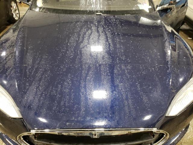 5YJSA1CN8DFP19541 - 2013 TESLA MODEL S Կապույտ լուսանկար 11
