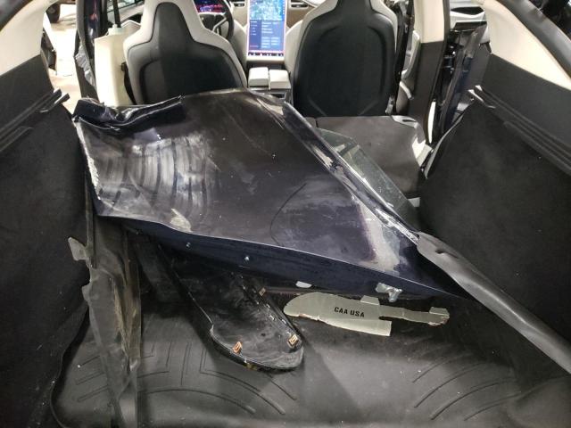 5YJSA1CN8DFP19541 - 2013 TESLA MODEL S Կապույտ լուսանկար 12