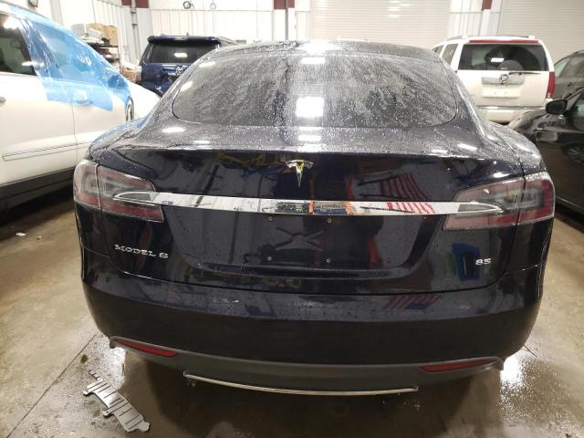 5YJSA1CN8DFP19541 - 2013 TESLA MODEL S Կապույտ լուսանկար 6