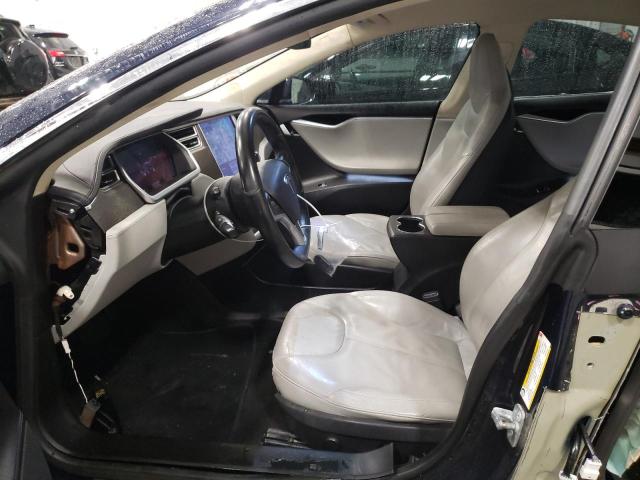 5YJSA1CN8DFP19541 - 2013 TESLA MODEL S Կապույտ լուսանկար 7