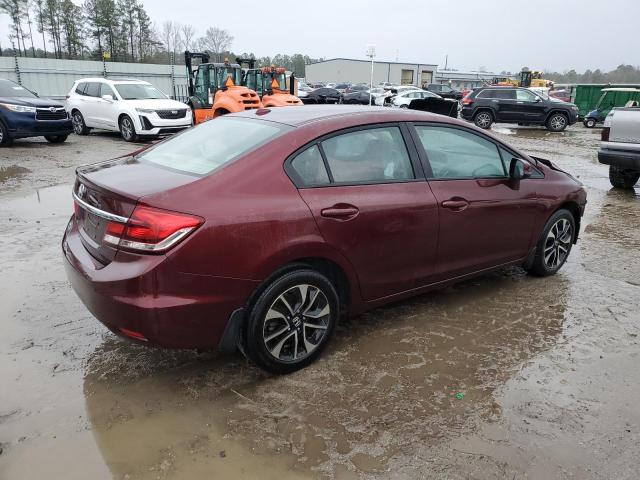 19XFB2F92DE028997 - 2013 HONDA CIVIC EXL ბურგუნდია ფოტო 3