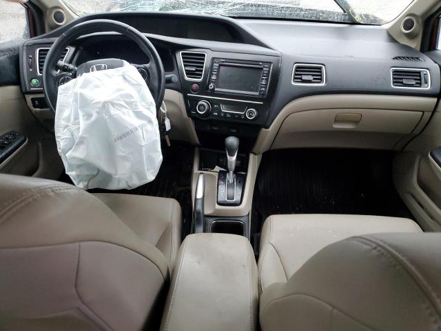 19XFB2F92DE028997 - 2013 HONDA CIVIC EXL ბურგუნდია ფოტო 8