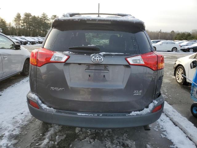 2T3RFREV0EW151809 - 2014 TOYOTA RAV4 XLE GRAY photo 6