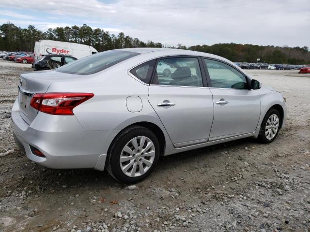 3N1AB7AP1KY295527 - 2019 NISSAN SENTRA S SILVER photo 3