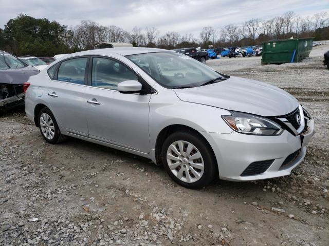 3N1AB7AP1KY295527 - 2019 NISSAN SENTRA S SILVER photo 4