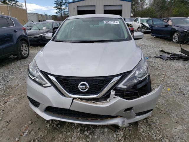 3N1AB7AP1KY295527 - 2019 NISSAN SENTRA S SILVER photo 5