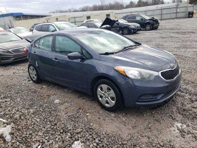 KNAFK4A69G5458371 - 2016 KIA FORTE LX GRAY photo 4