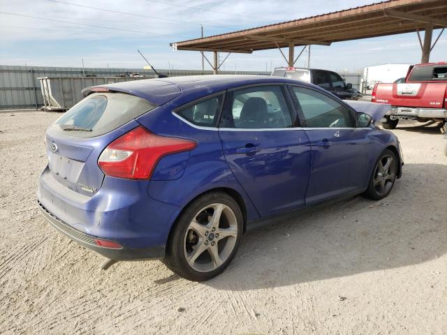 1FADP3N26EL406420 - 2014 FORD FOCUS TITANIUM BLUE photo 3