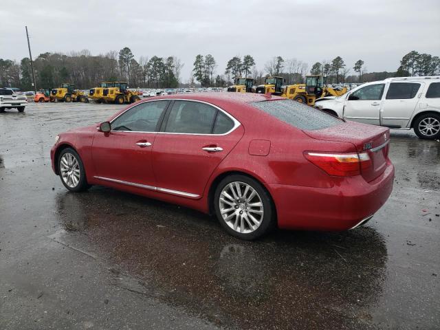 JTHBL5EF3B5104383 - 2011 LEXUS LS 460 RED photo 2