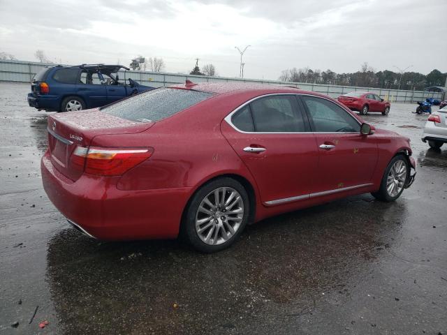 JTHBL5EF3B5104383 - 2011 LEXUS LS 460 RED photo 3