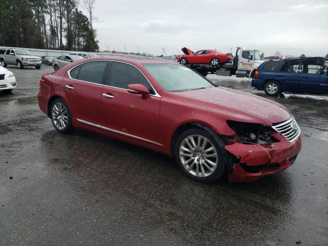 JTHBL5EF3B5104383 - 2011 LEXUS LS 460 RED photo 4