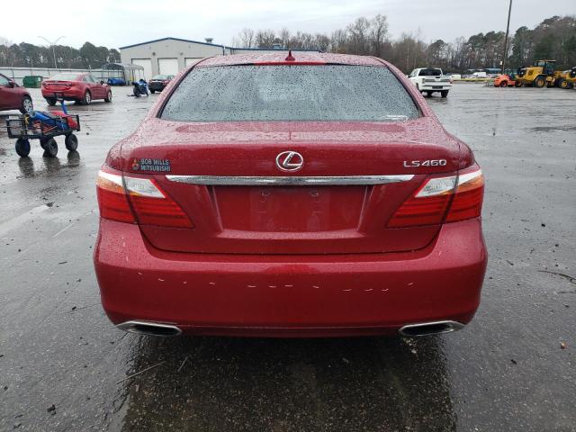 JTHBL5EF3B5104383 - 2011 LEXUS LS 460 RED photo 6